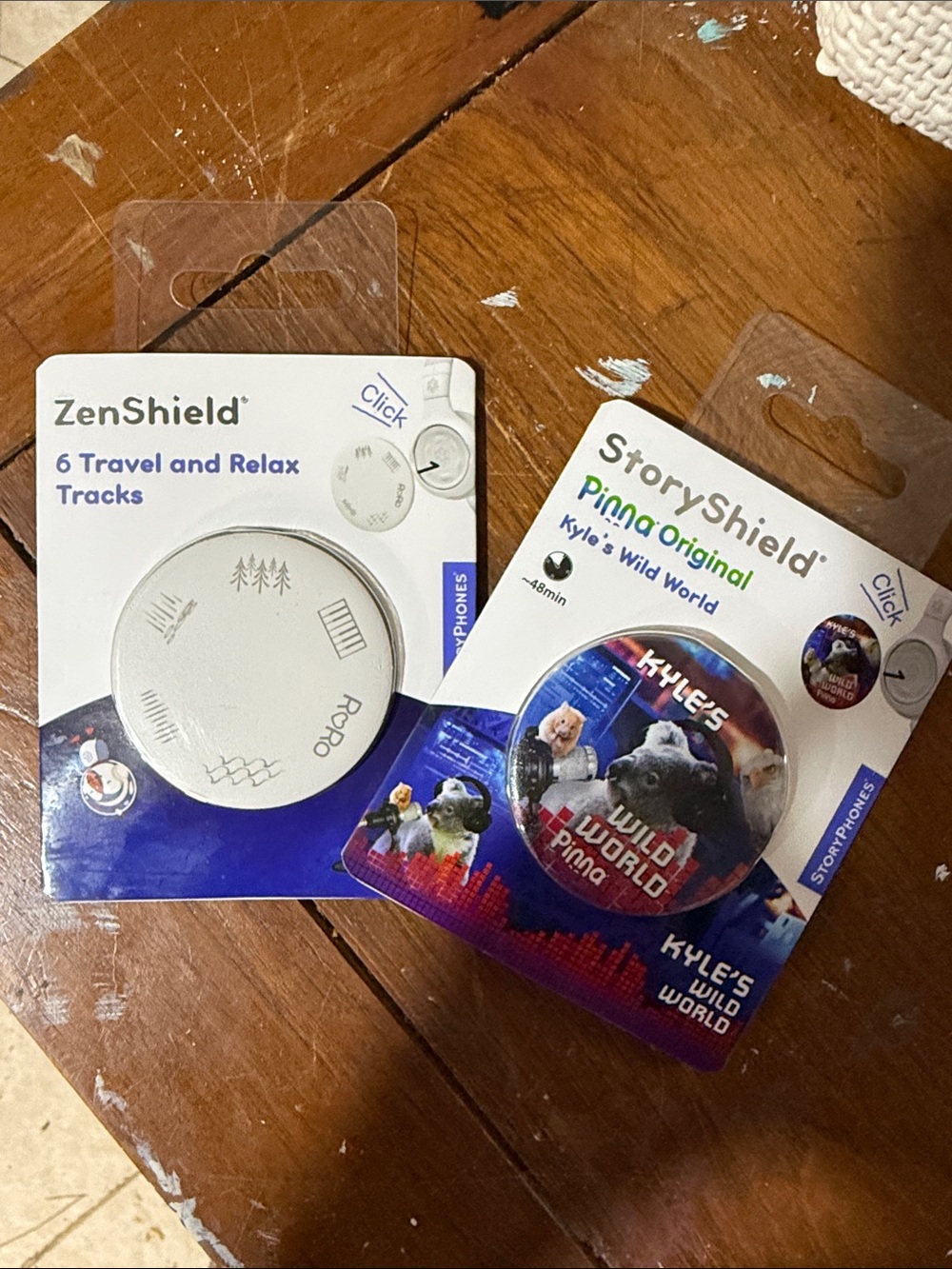 ZenShield & StoryShield Click Audio Discs - White & Multicolor